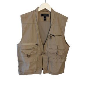 Susquehanna Trail tan hunting/fishing vest - L